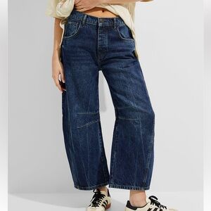 We The Free Good Luck Barrel Jeans Free People Denim